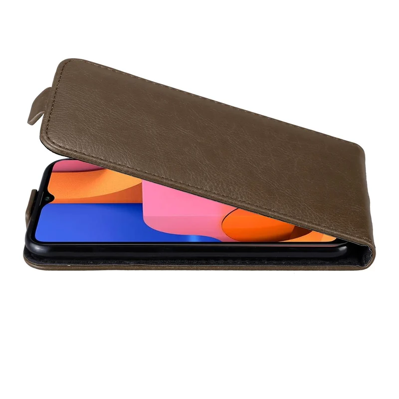 Cadorabo Hülle kompatibel mit Samsung Galaxy A20s Schutzhülle im Flip Design mit Magnetverschluss