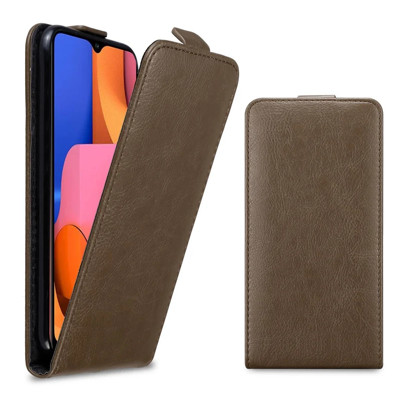 Cadorabo Hülle kompatibel mit Samsung Galaxy A20s Schutzhülle im Flip Design mit Magnetverschluss