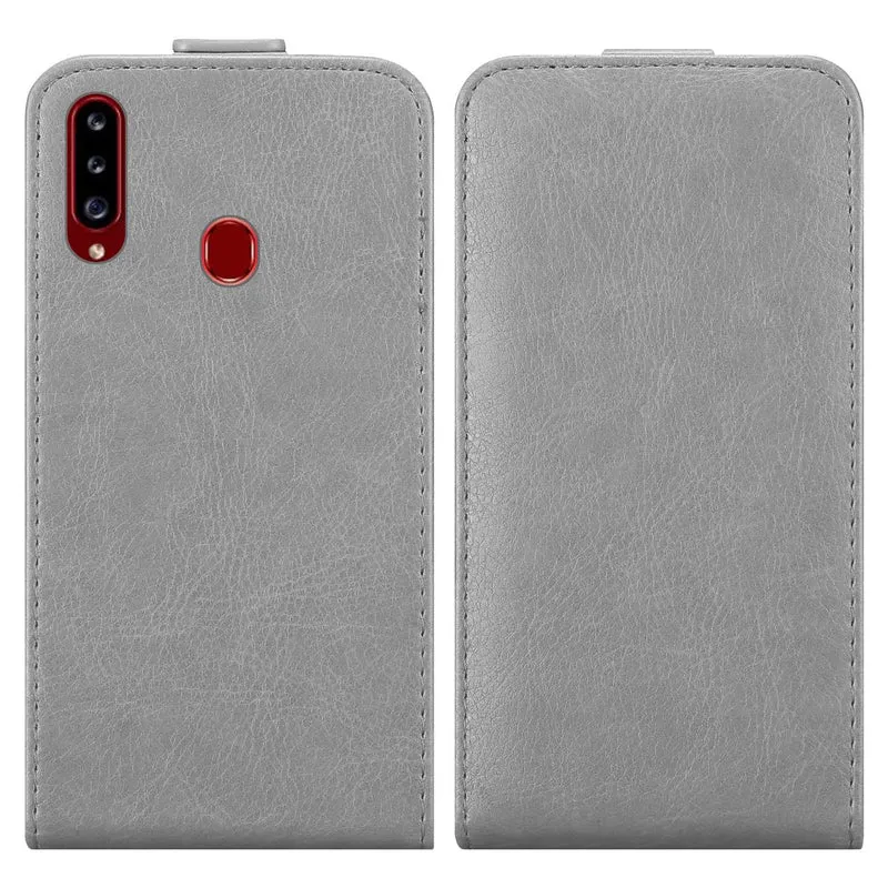 Cadorabo Hülle kompatibel mit Samsung Galaxy A20s Schutzhülle im Flip Design mit Magnetverschluss