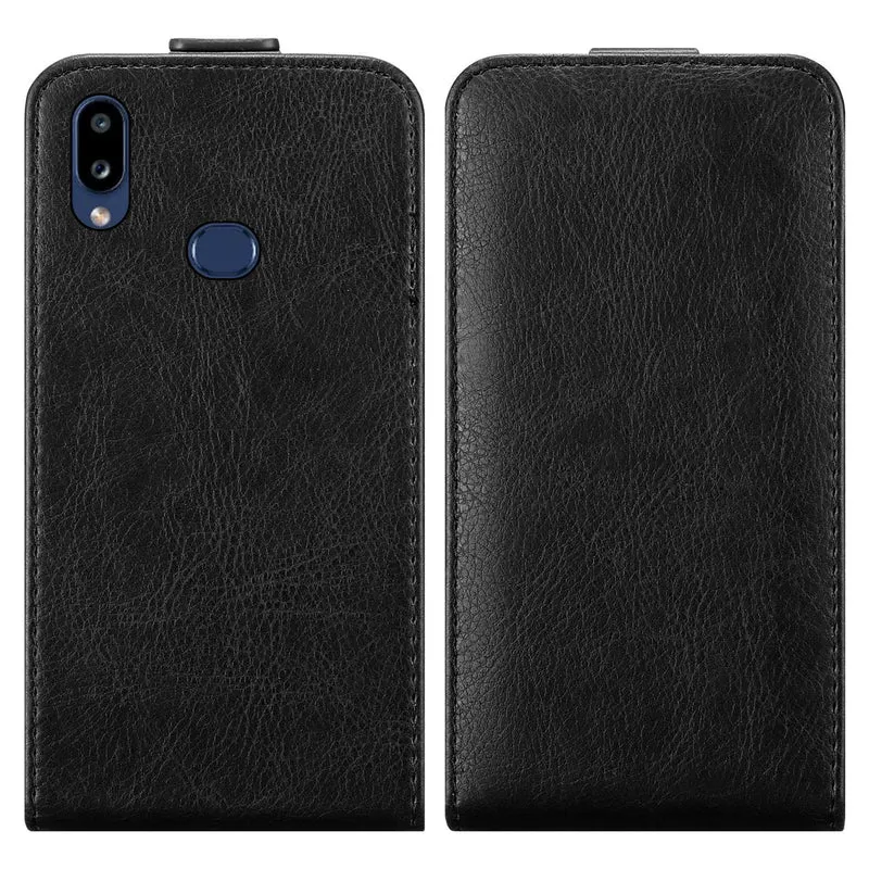 Cadorabo Hülle kompatibel mit Samsung Galaxy A10s / M01s Schutzhülle im Flip Design mit Magnetverschluss