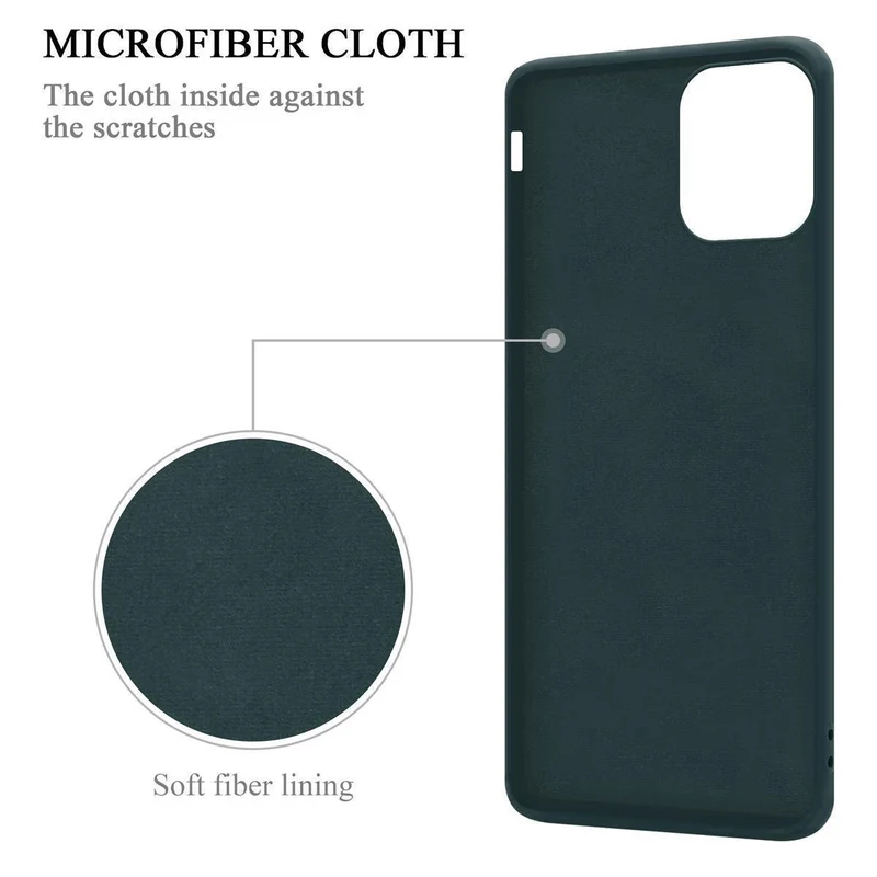 Cadorabo Hülle kompatibel mit Apple iPhone 13 PRO Schutzhülle aus flexiblem TPU Silikon mit Ring