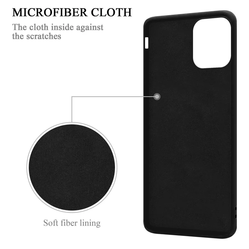 Cadorabo Hülle kompatibel mit Apple iPhone 13 Schutzhülle aus flexiblem TPU Silikon mit Ring