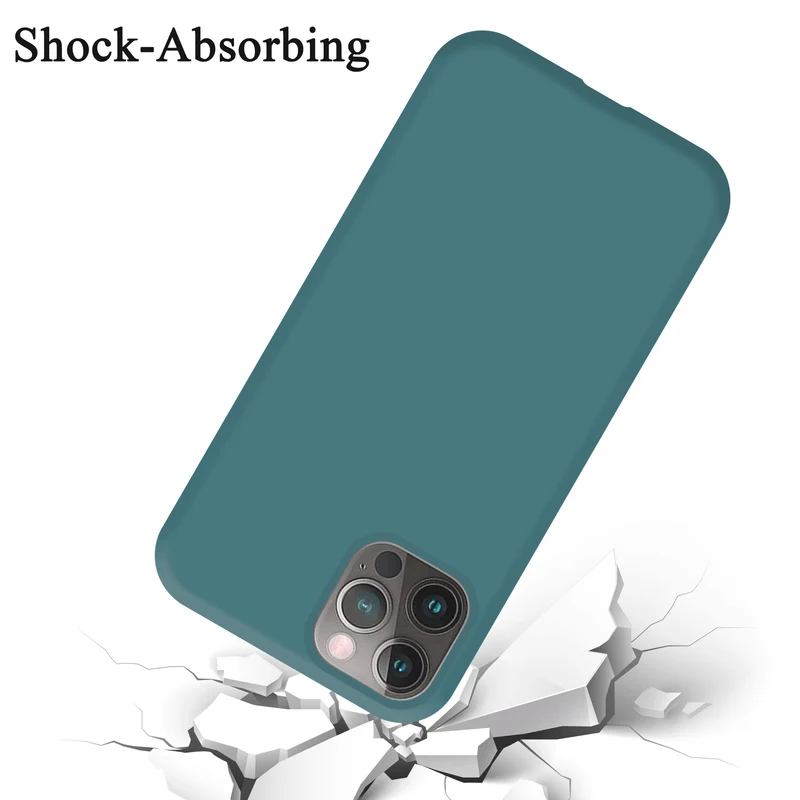 Cadorabo Hülle kompatibel mit Apple iPhone 13 PRO MAX Schutzhülle aus flexiblem TPU Silikon