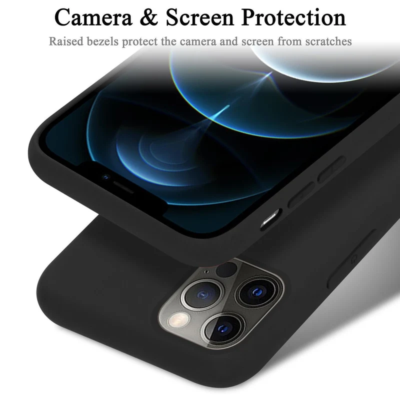 Cadorabo Hülle kompatibel mit Apple iPhone 13 PRO Schutzhülle aus flexiblem TPU Silikon