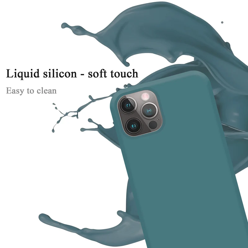 Cadorabo Hülle kompatibel mit Apple iPhone 13 PRO Schutzhülle aus flexiblem TPU Silikon