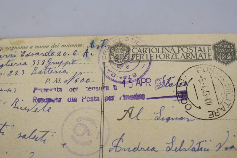 FFAA WW 2 Postkarte