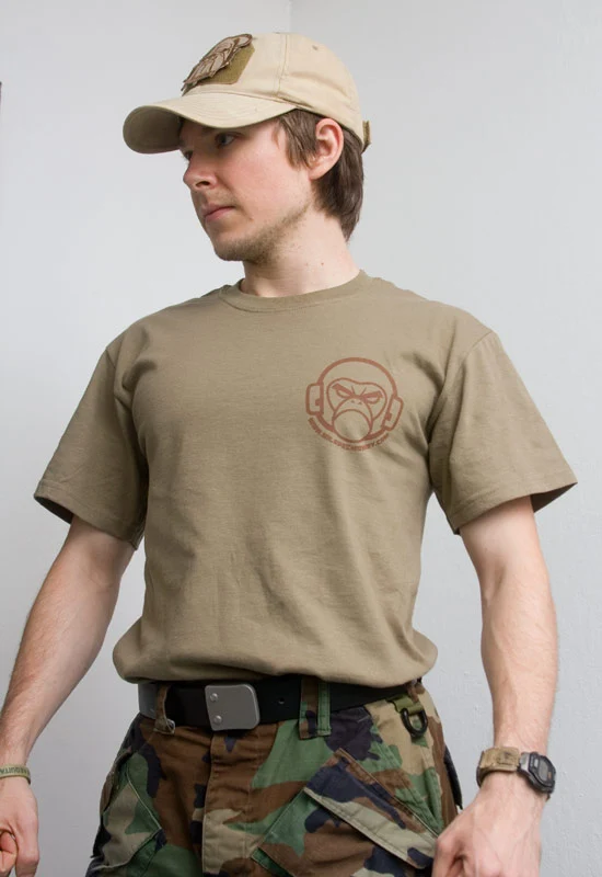 Mil Spec Monkey Pork Eating T Shirt MSM Logo