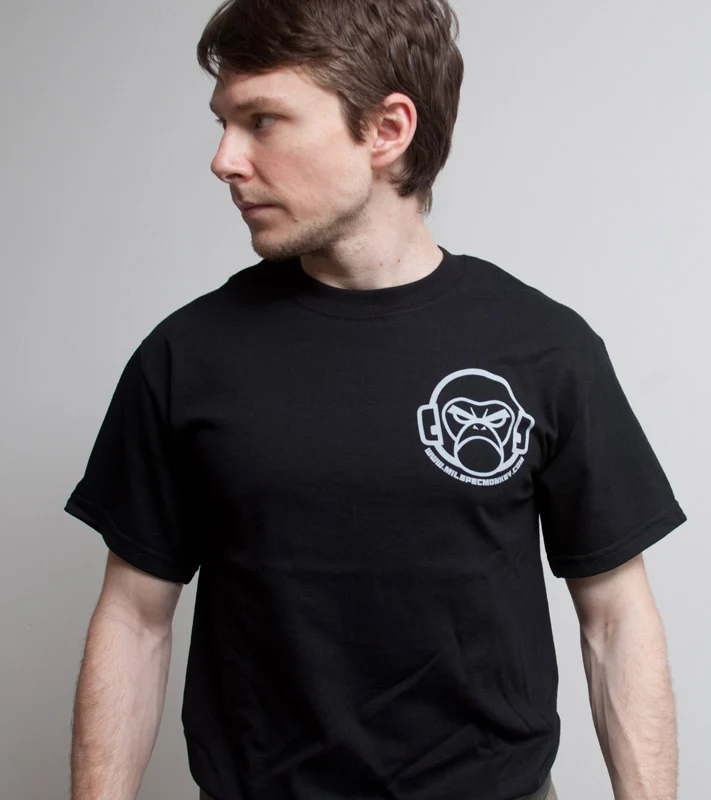 Mil Spec Monkey Pork Eating T Shirt MSM Logo