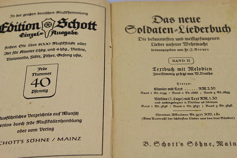 „Das zweite neue Soldatenliederbuch“, Band 2