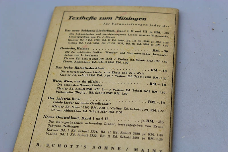 „Das zweite neue Soldatenliederbuch“, Band 2