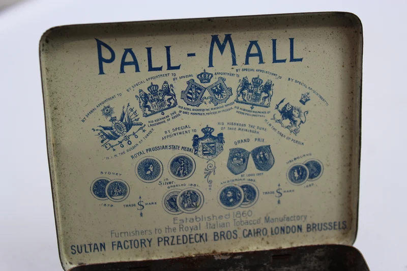 Pall Mall-Zigaretten aus den 40er Jahren