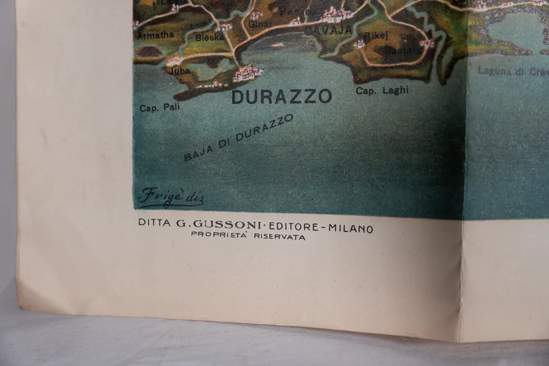 Panoramablick auf Albanien im 2. Weltkrieg