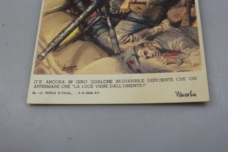 Postkarte gegen den Bolschewismus