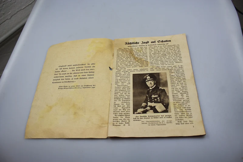 Illustrierte Broschüre der Kriergsmarine 2. Weltkrieg