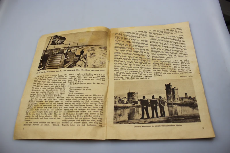 Illustrierte Broschüre der Kriergsmarine 2. Weltkrieg
