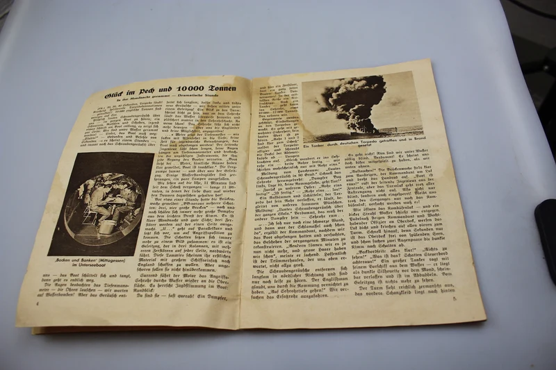 Illustrierte Broschüre der Kriergsmarine 2. Weltkrieg