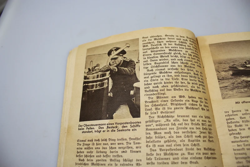 Illustrierte Broschüre der Kriergsmarine 2. Weltkrieg
