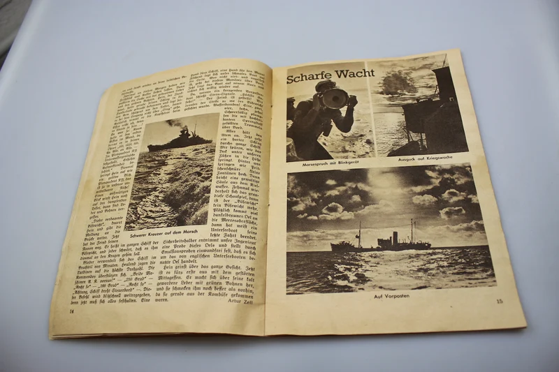 Illustrierte Broschüre der Kriergsmarine 2. Weltkrieg