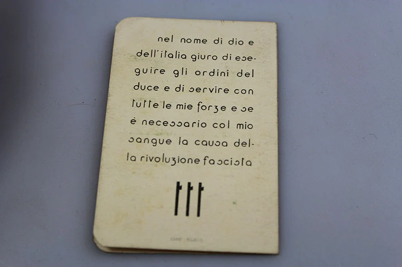 OB-Karte „Piccola Italiana“ XV°