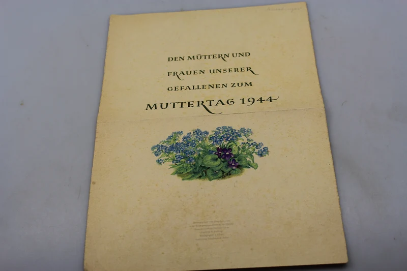 Gedanken der Mütter und Ehefrauen der Gefallenen des Jahres 1944