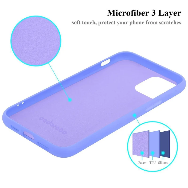 Cadorabo Hülle kompatibel mit Apple iPhone 13 Schutzhülle aus flexiblem TPU Silikon
