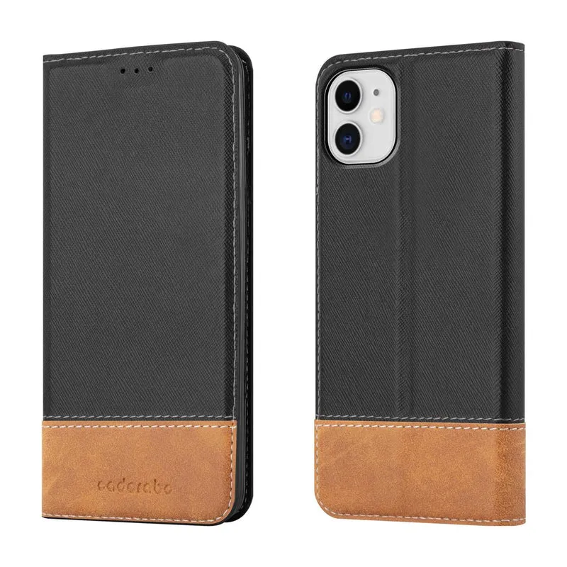 Cadorabo Hülle kompatibel mit Apple iPhone 11 Schutzhülle mit Magnetverschluss, Standfunktion und Kartenfach