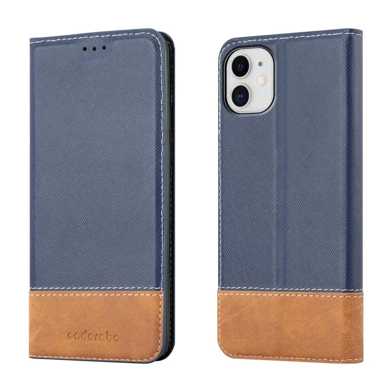 Cadorabo Hülle kompatibel mit Apple iPhone 11 Schutzhülle mit Magnetverschluss, Standfunktion und Kartenfach