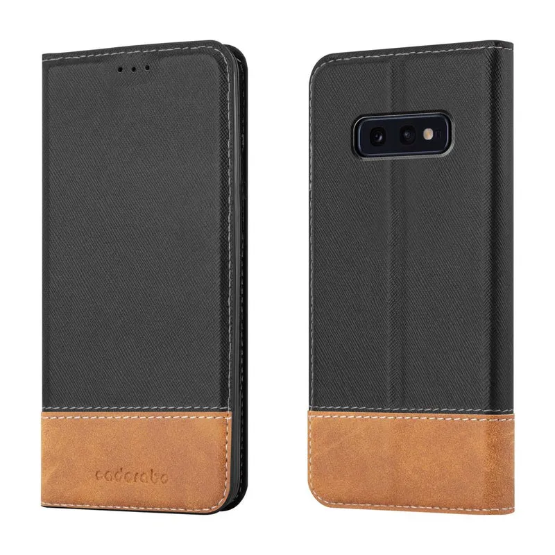 Cadorabo Hülle kompatibel mit Samsung Galaxy S10e Schutzhülle mit Magnetverschluss, Standfunktion und Kartenfach