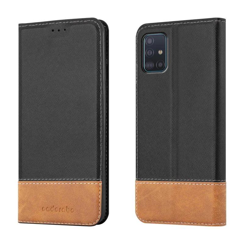 Cadorabo Hülle kompatibel mit Samsung Galaxy A51 4G / M40s Schutzhülle mit Magnetverschluss, Standfunktion und Kartenfach