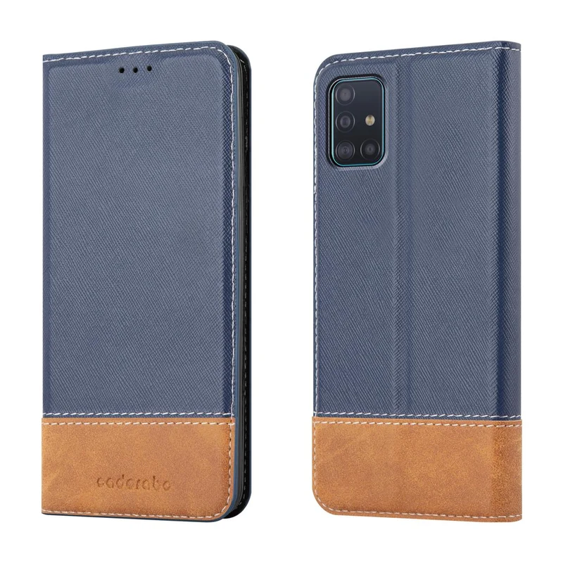 Cadorabo Hülle kompatibel mit Samsung Galaxy A51 4G / M40s Schutzhülle mit Magnetverschluss, Standfunktion und Kartenfach