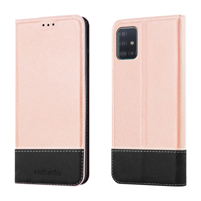 Cadorabo Hülle kompatibel mit Samsung Galaxy A51 4G / M40s Schutzhülle mit Magnetverschluss, Standfunktion und Kartenfach