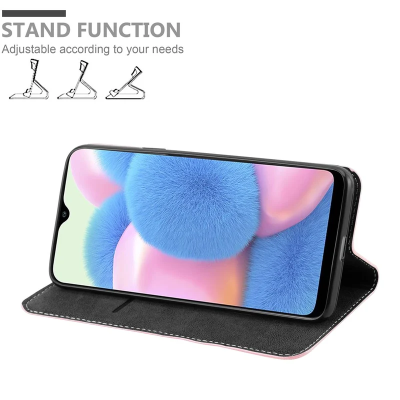 Cadorabo Hülle kompatibel mit Samsung Galaxy A50 4G / A50s / A30s Schutzhülle mit Magnetverschluss, Standfunktion und Kartenfach