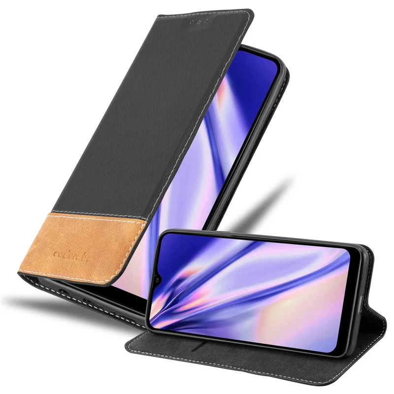 Cadorabo Hülle kompatibel mit Samsung Galaxy A10s / M01s Schutzhülle mit Magnetverschluss, Standfunktion und Kartenfach