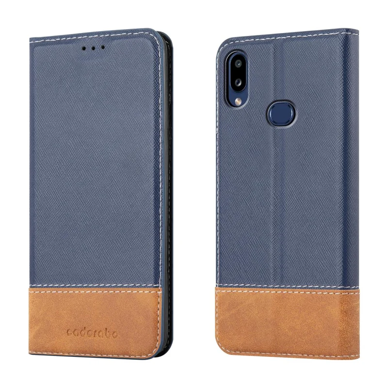 Cadorabo Hülle kompatibel mit Samsung Galaxy A10s / M01s Schutzhülle mit Magnetverschluss, Standfunktion und Kartenfach