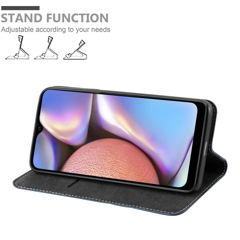 Cadorabo Hülle kompatibel mit Samsung Galaxy A10s / M01s Schutzhülle mit Magnetverschluss, Standfunktion und Kartenfach
