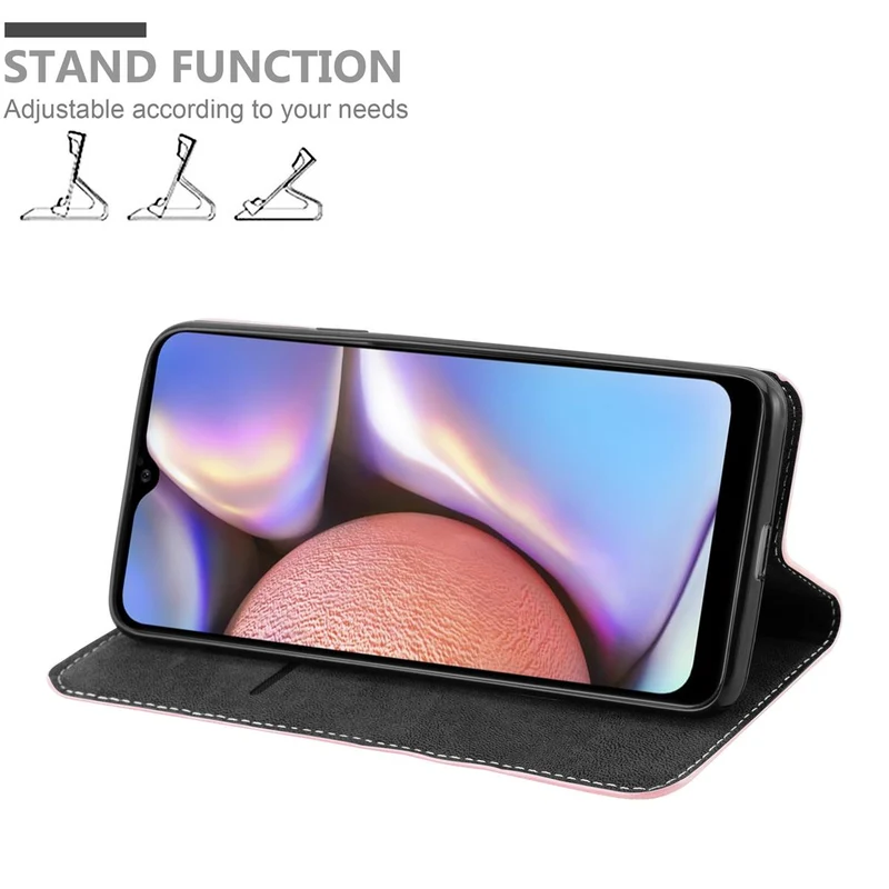 Cadorabo Hülle kompatibel mit Samsung Galaxy A10s / M01s Schutzhülle mit Magnetverschluss, Standfunktion und Kartenfach