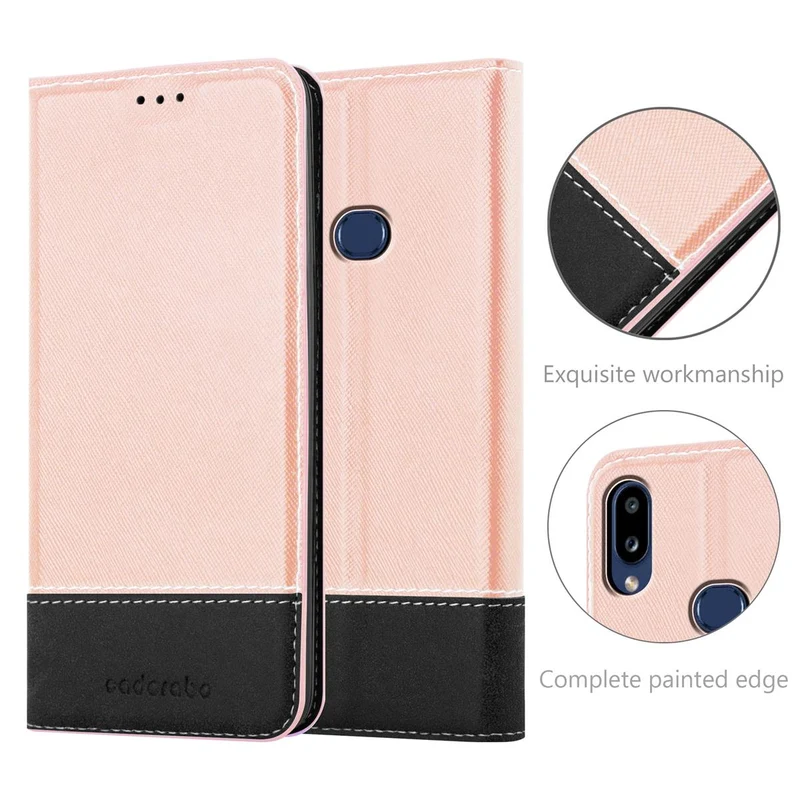 Cadorabo Hülle kompatibel mit Samsung Galaxy A10s / M01s Schutzhülle mit Magnetverschluss, Standfunktion und Kartenfach