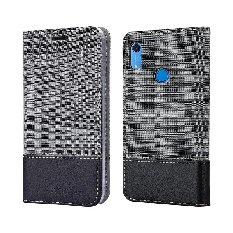 Cadorabo Hülle kompatibel mit Huawei Y6S Schutzhülle mit Magnetverschluss, Standfunktion und Kartenfach