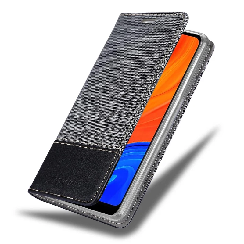 Cadorabo Hülle kompatibel mit Huawei Y6S Schutzhülle mit Magnetverschluss, Standfunktion und Kartenfach