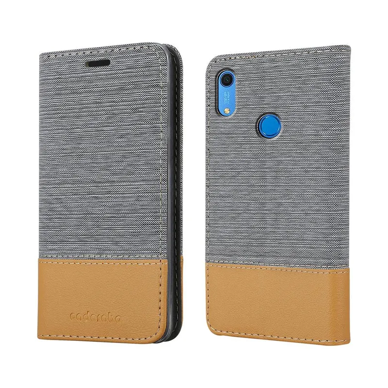 Cadorabo Hülle kompatibel mit Huawei Y6S Schutzhülle mit Magnetverschluss, Standfunktion und Kartenfach