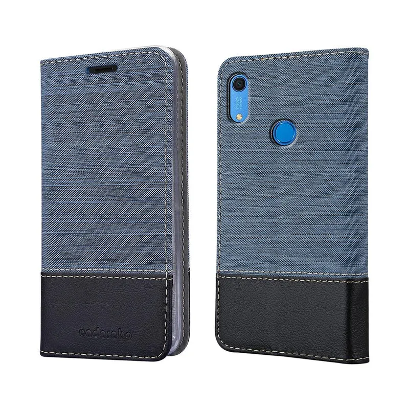 Cadorabo Hülle kompatibel mit Huawei Y6S Schutzhülle mit Magnetverschluss, Standfunktion und Kartenfach