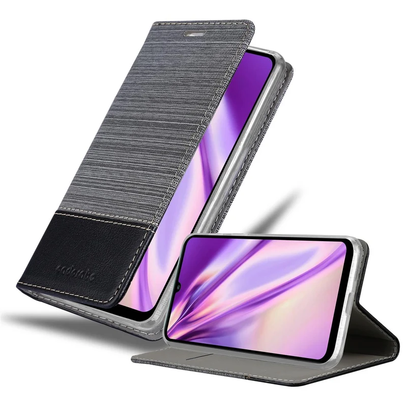 Cadorabo Hülle kompatibel mit Huawei Y6P Schutzhülle mit Magnetverschluss, Standfunktion und Kartenfach