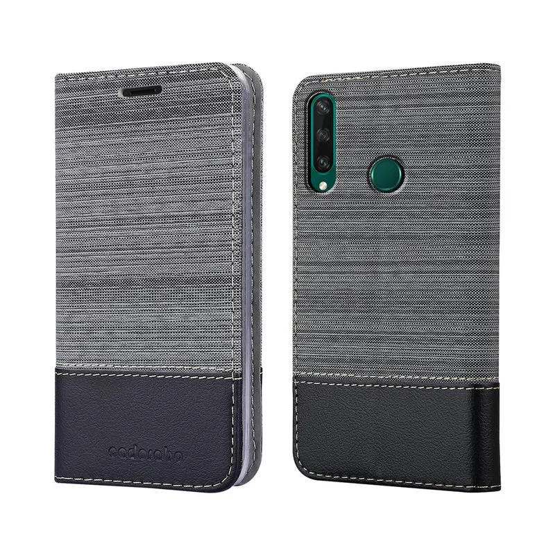 Cadorabo Hülle kompatibel mit Huawei Y6P Schutzhülle mit Magnetverschluss, Standfunktion und Kartenfach