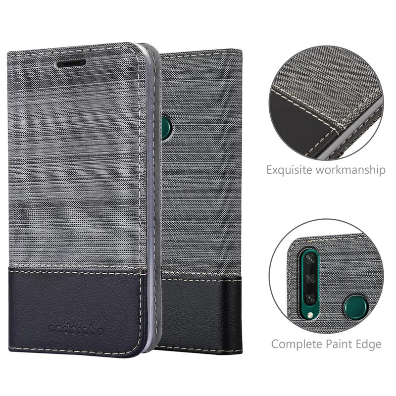 Cadorabo Hülle kompatibel mit Huawei Y6P Schutzhülle mit Magnetverschluss, Standfunktion und Kartenfach