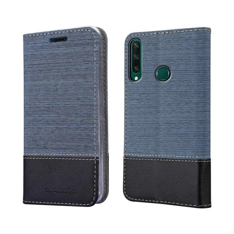 Cadorabo Hülle kompatibel mit Huawei Y6P Schutzhülle mit Magnetverschluss, Standfunktion und Kartenfach