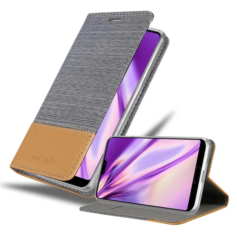Cadorabo Hülle kompatibel mit Huawei P20 PRO / P20 PLUS Schutzhülle mit Magnetverschluss, Standfunktion und Kartenfach