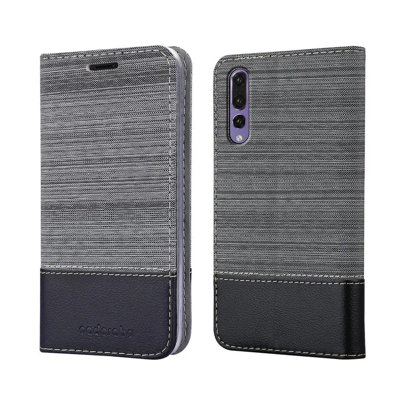 Cadorabo Hülle kompatibel mit Huawei P20 PRO / P20 PLUS Schutzhülle mit Magnetverschluss, Standfunktion und Kartenfach