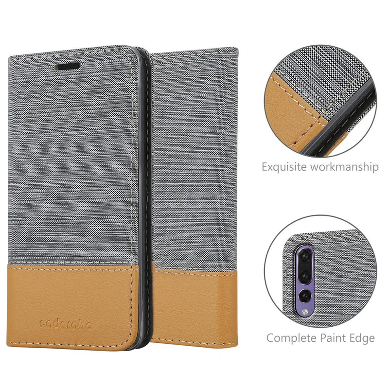 Cadorabo Hülle kompatibel mit Huawei P20 PRO / P20 PLUS Schutzhülle mit Magnetverschluss, Standfunktion und Kartenfach