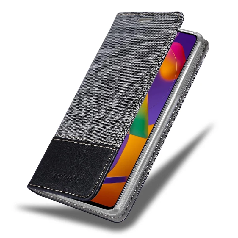Cadorabo Hülle kompatibel mit Samsung Galaxy M31s Schutzhülle mit Magnetverschluss, Standfunktion und Kartenfach