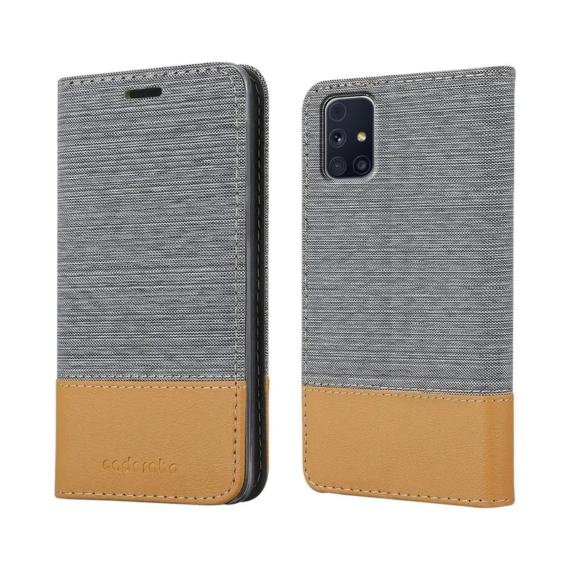 Cadorabo Hülle kompatibel mit Samsung Galaxy M31s Schutzhülle mit Magnetverschluss, Standfunktion und Kartenfach